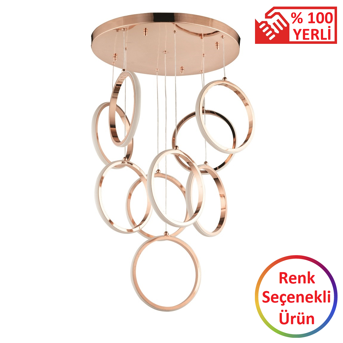 Viento 1593/8+1-Srk - Dekoratif LED Sarkıt