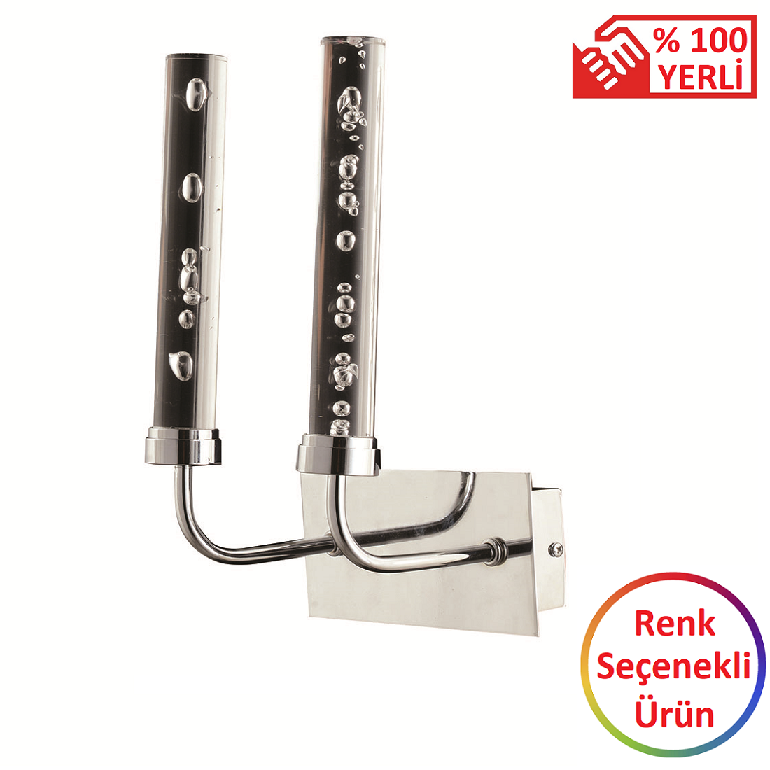 Viento 1718/2-Apk Dekoratif LED Aplik