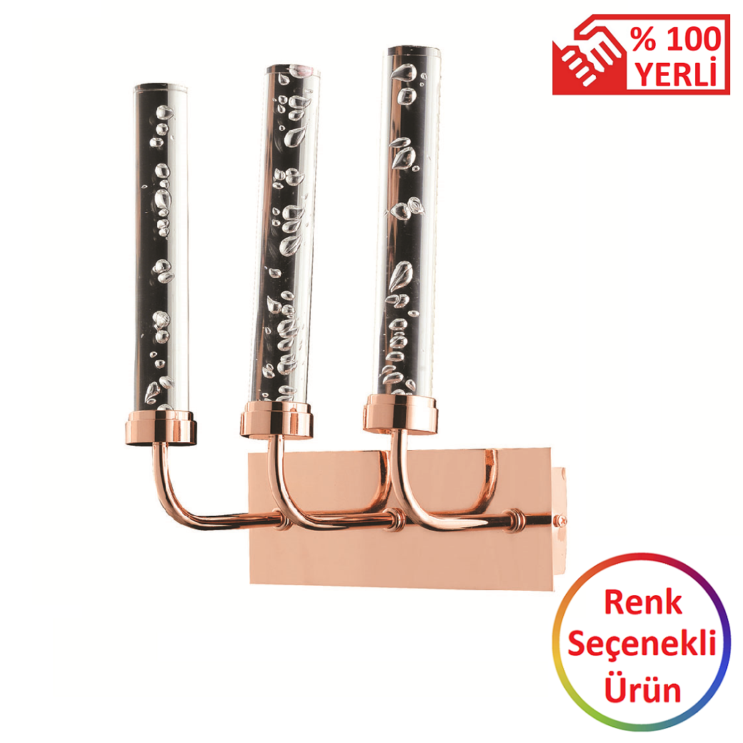 Viento 1718/3-Apk Dekoratif LED Aplik