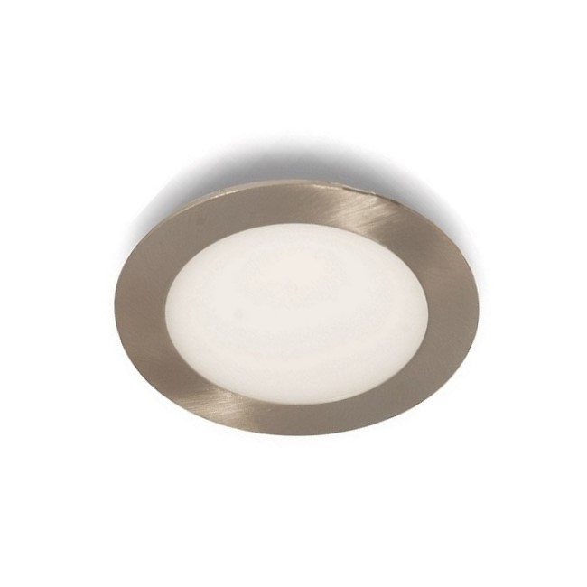 HELIOS 30-0330 - 3 Watt Satin Nikel Kasalı Sıva Altı Yuvarlak LED Panel Armatür