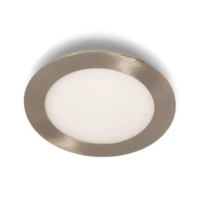 HELIOS 30-1230 - 12 Watt Satin Nikel Kasalı Sıva Altı Yuvarlak LED Panel Armatür