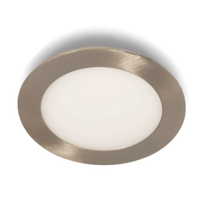 HELIOS 30-1530 - 15 Watt Satin Nikel Yuvarlak Kasa Sıva Altı LED Panel Armatür