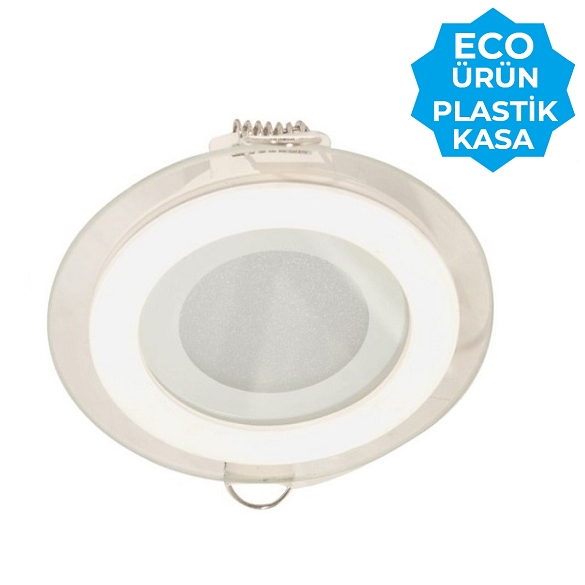 HELIOS 34-1200 - 12 Watt Plastik Kasalı Sıva Altı Yuvarlak LED Panel Armatür