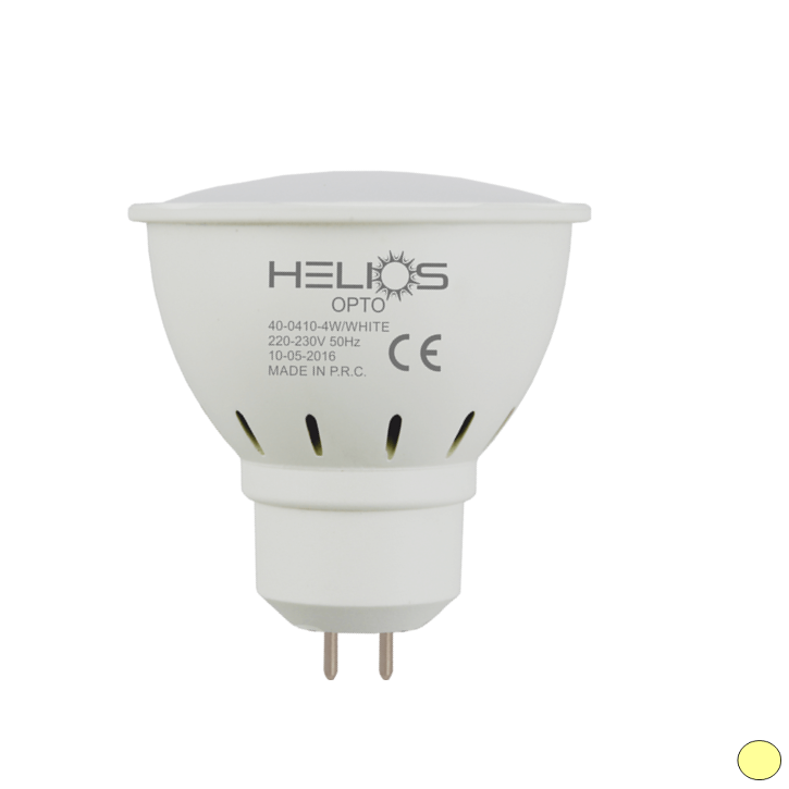 HELIOS 40-0441 - GU5.3 Duylu 4 Watt LED Spot Ampulü
