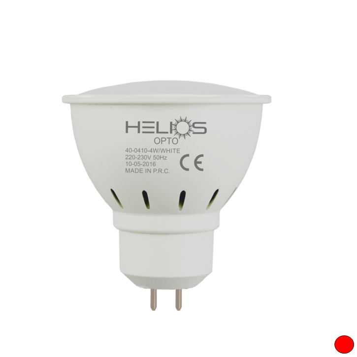 HELIOS 40-0444 - GU5.3 Duylu 4 Watt LED Spot Ampulü