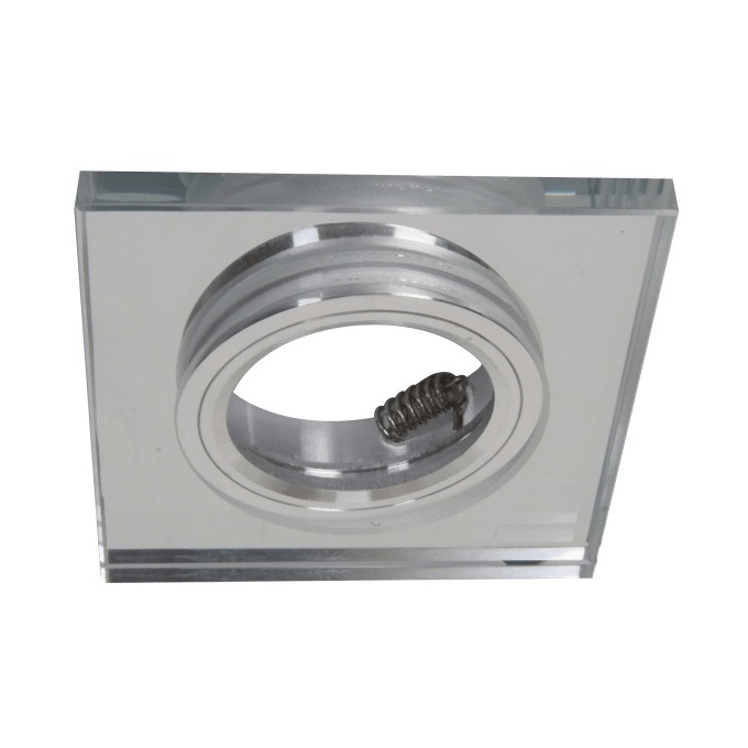 HELIOS 95-1003 - Sıva Altı Kare Aynalı Cam LED Spot Kasası
