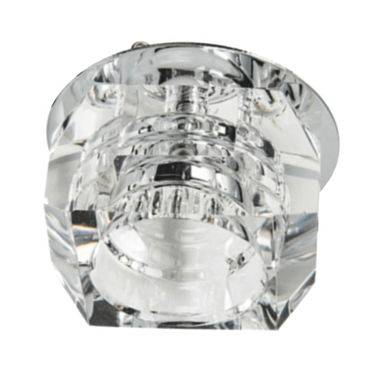 HELIOS 95-1005 - Sıva Altı Kare Aynalı Cam LED Spot Kasası