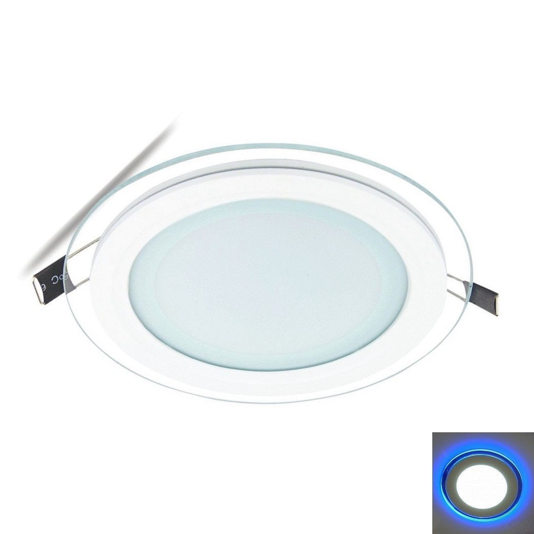 FORLIFE FL-19867 - 15 Watt Camlı Çift Renkli Sıva Altı Yuvarlak LED Panel Armatür