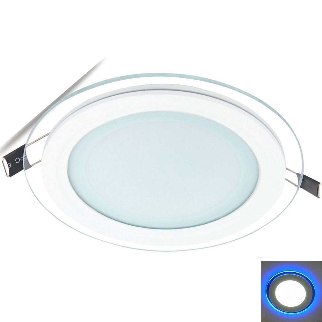 FORLIFE FL-19868 - 20 Watt Camlı Çift Renkli Sıva Altı Yuvarlak LED Panel Armatür