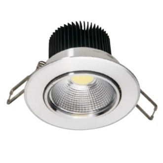 FORLIFE FL-2064 - 5 Watt Sıva Altı Krom Kasa COB LED Spot Armatür