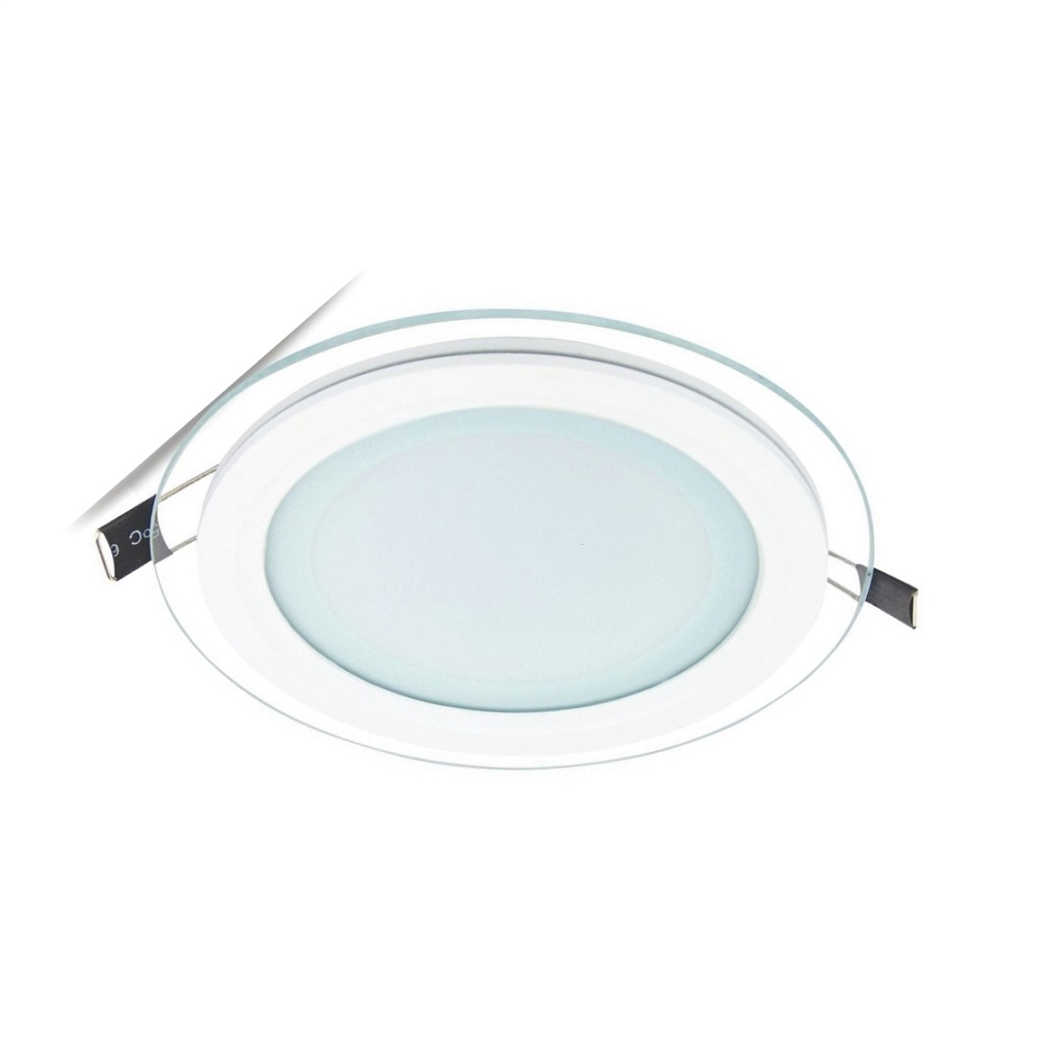 FORLIFE FL-2121 - 12 Watt Camlı Kasa Sıva Altı Yuvarlak LED Panel Armatür