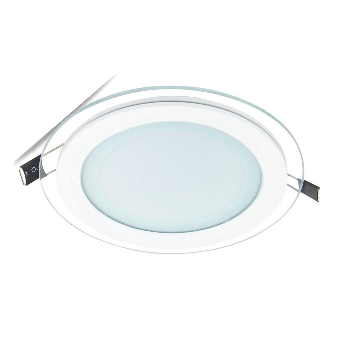 FORLIFE FL-2122 - 15 Watt Camlı Kasa Sıva Altı Yuvarlak LED Panel Armatür