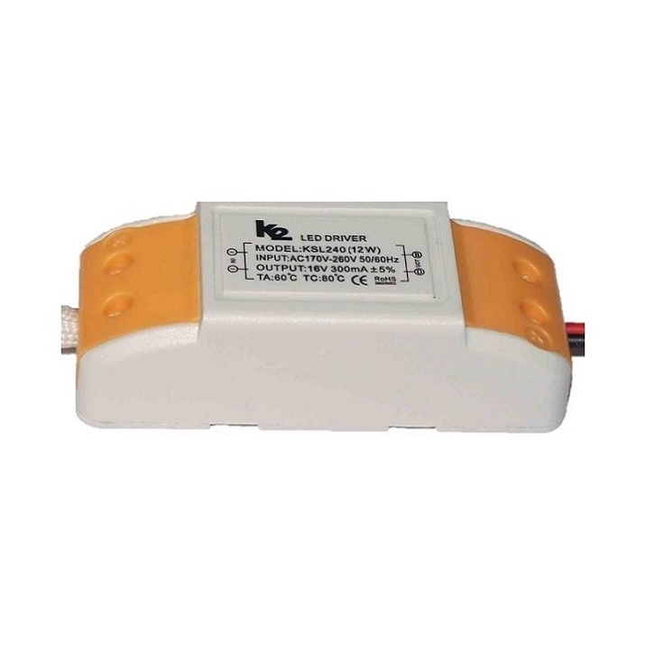 K2 GLOBAL KYM012 - 12 Watt 300 mA LED Panel Driver