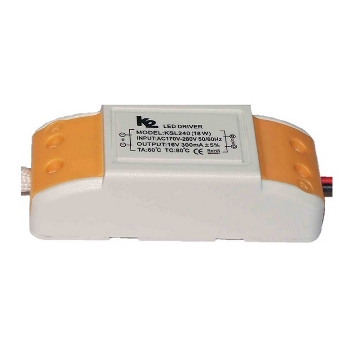 K2 GLOBAL KYM018 - 18 Watt 300 mA LED Panel Driver