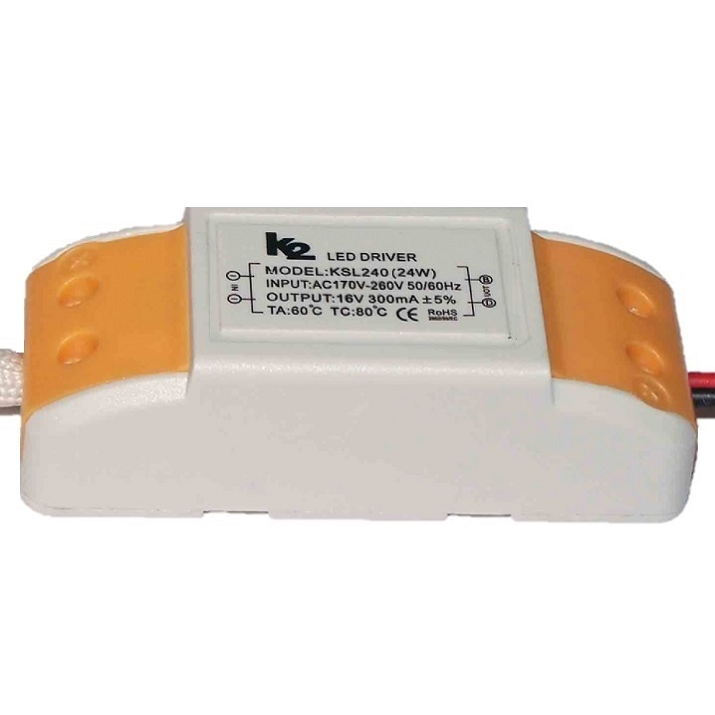 K2 GLOBAL KYM024 - 24 Watt 300 mA LED Panel Driver