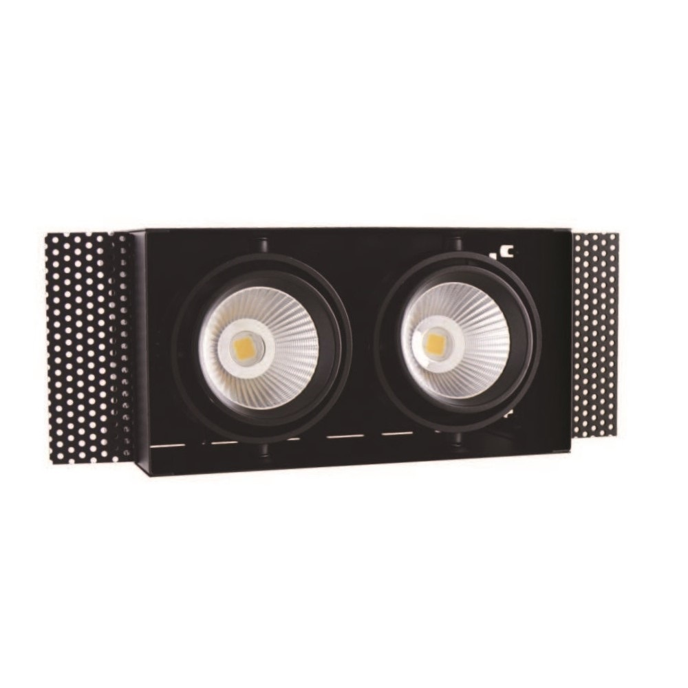 JUPITER LD411 S - 2x11 Watt Hareketli Çerçevesiz Mağaza Spotu