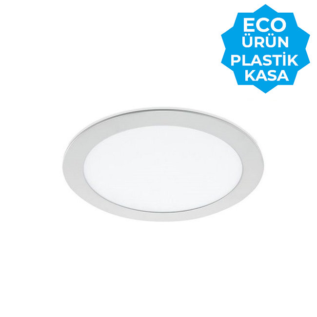 JUPITER LD471 - 6 Watt Plastik Kasalı Sıva Altı Yuvarlak LED Panel Armatür