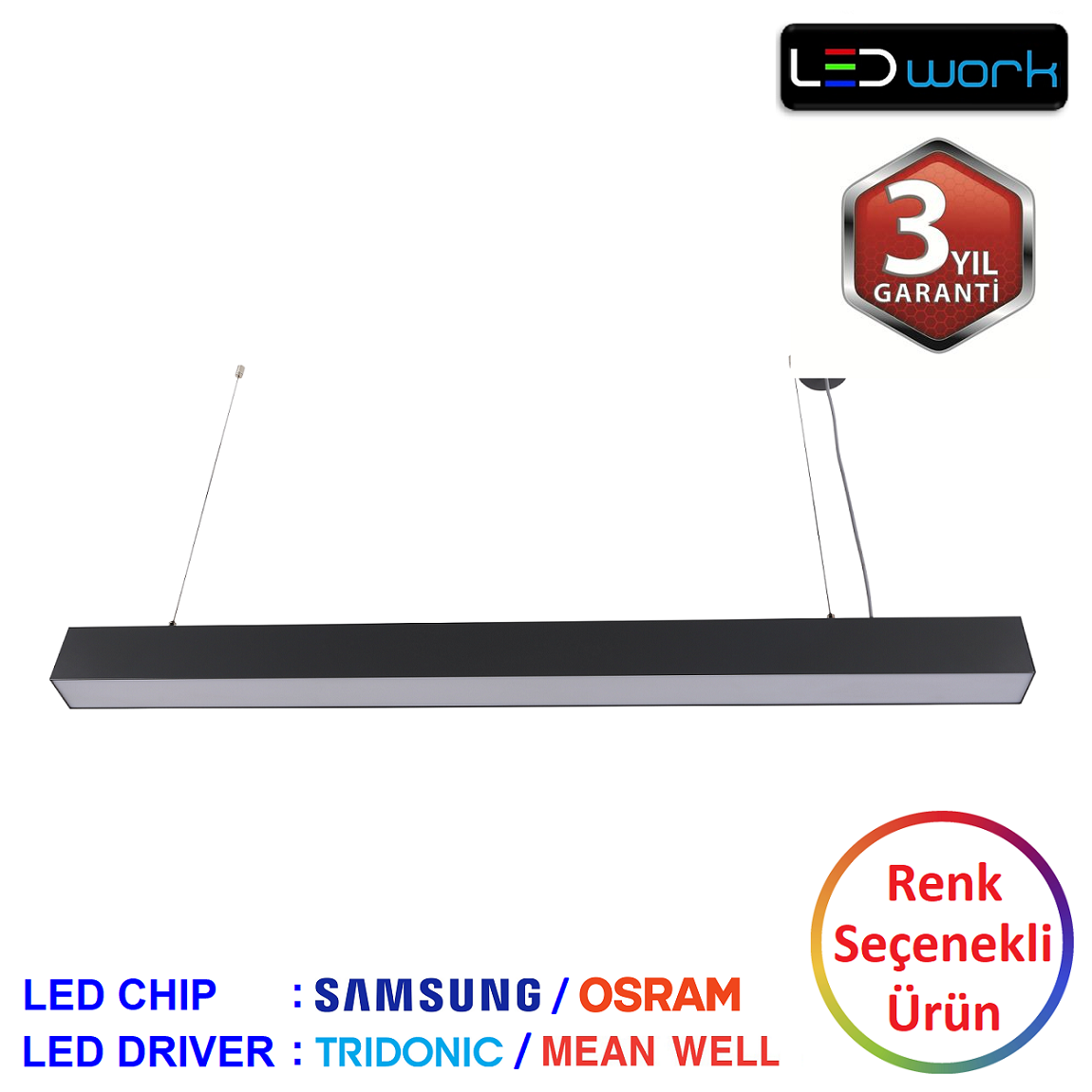 LW-Droit-01 - Dekoratif LED Sarkıt/Sıva Üstü LED Armatür