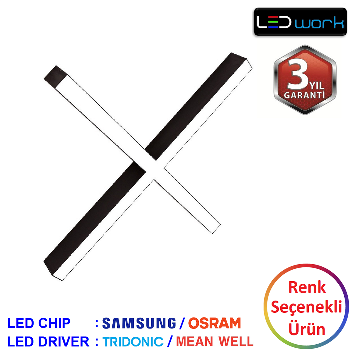 LW-Droit-03 - Dekoratif LED Sarkıt/Sıva Üstü LED Armatür