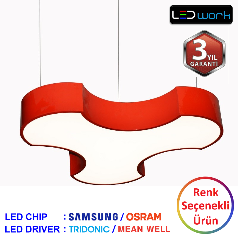 LW-Grizz-02 - Dekoratif LED Sarkıt/Sıva Üstü LED Armatür