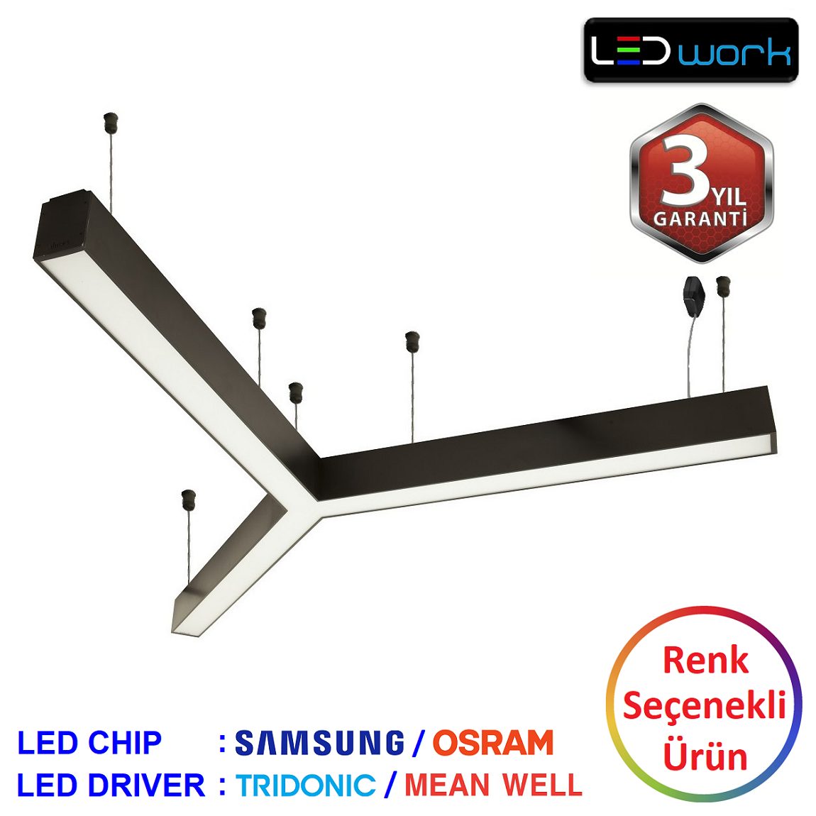 LW-Halley-02 - Dekoratif LED Sarkıt/Sıva Üstü LED Armatür