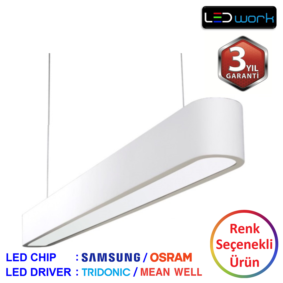 LW-Karline-01 - Dekoratif LED Sarkıt/Sıva Üstü LED Armatür