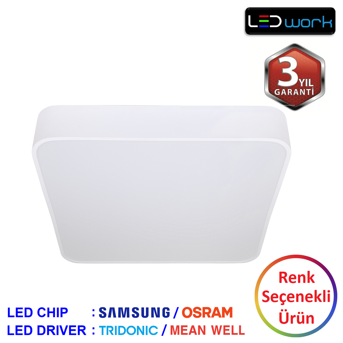 LW-Karre-01 - Dekoratif LED Sarkıt/Sıva Üstü LED Armatür
