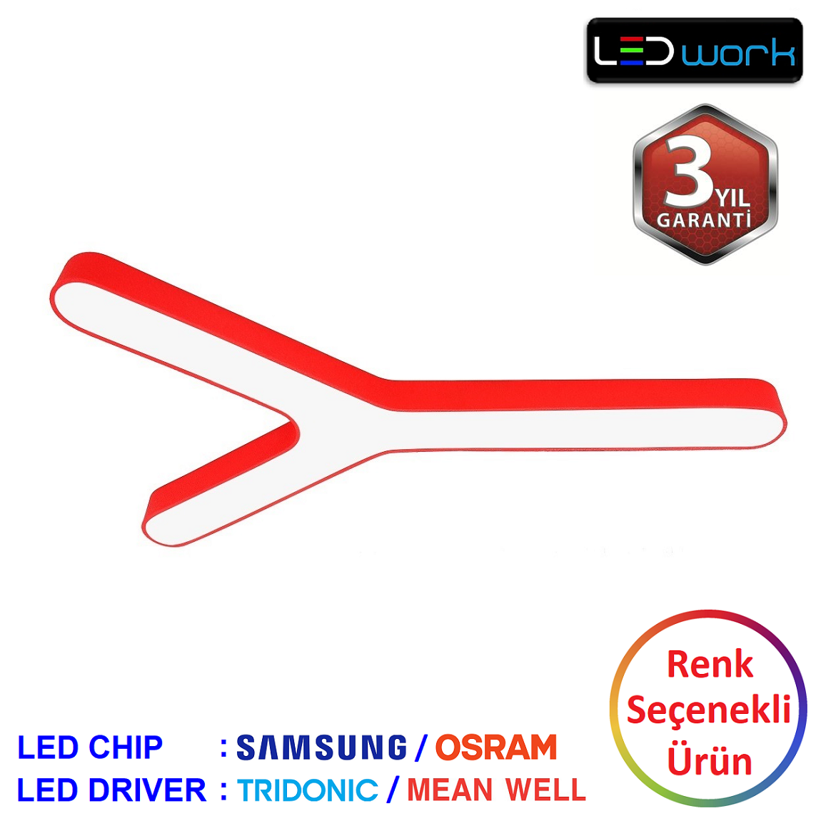 LW-Kayı-01 - Dekoratif LED Sarkıt/Sıva Üstü LED Armatür