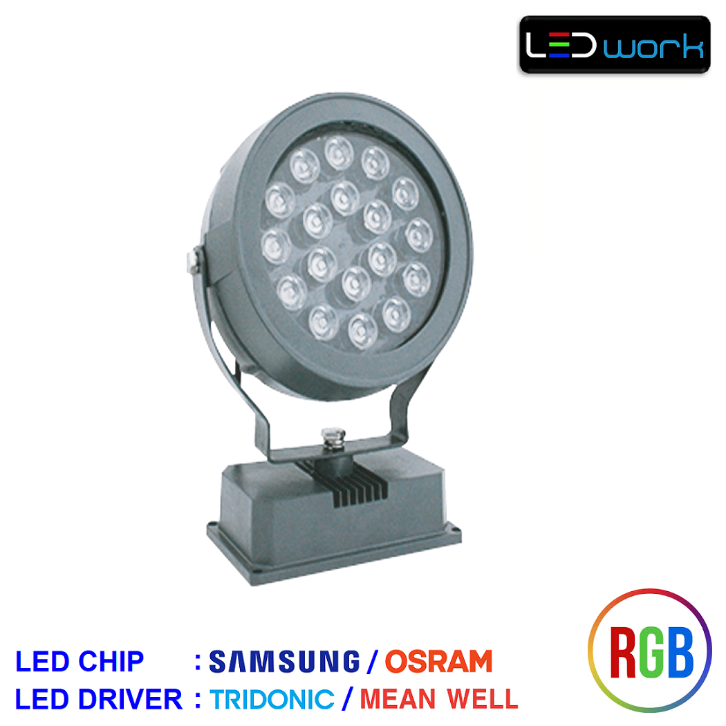 LW-MPRO18-RGB-01 - 18 Watt Sıva Üstü RGB LED Wallwasher