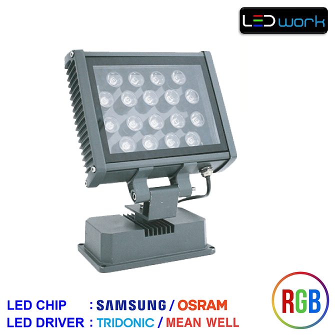 LW-MPRO18-RGB-02 - 18 Watt Sıva Üstü RGB LED Wallwasher