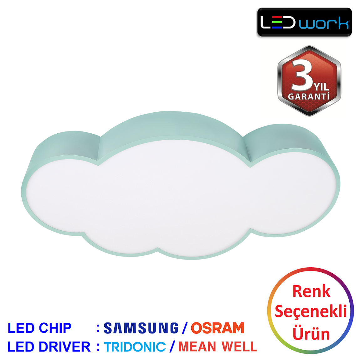 LW-Nuage-01 - Dekoratif LED Sarkıt/Sıva Üstü LED Armatür
