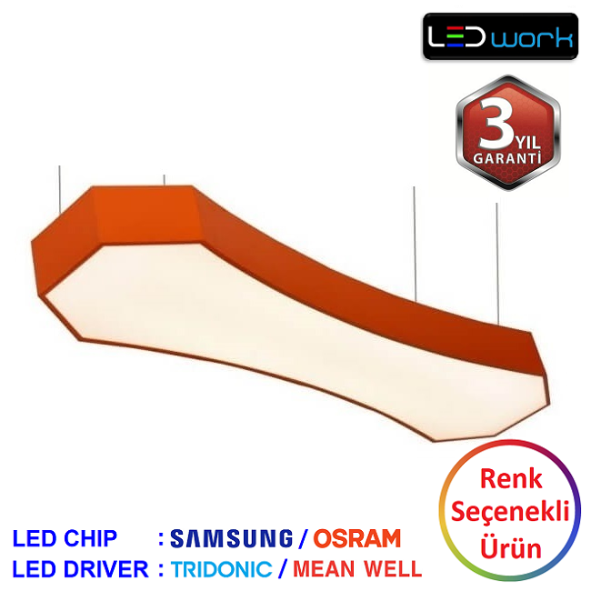 LW-Octa-01 - Dekoratif LED Sarkıt/Sıva Üstü LED Armatür