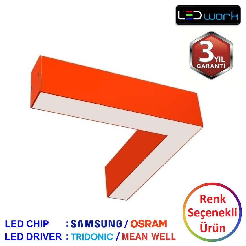 LW-Porte-L-01 - Dekoratif LED Sarkıt/Sıva Üstü LED Armatür