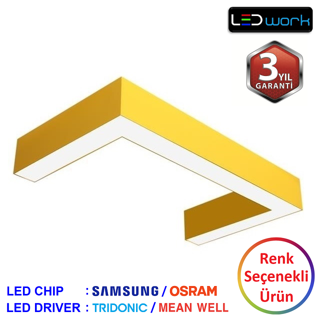 LW-Porte U-01 - Lineer LED Sarkıt / Sıva Üstü LED Armatür