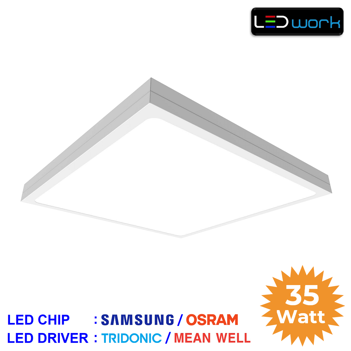 LW-PSUM-60x60-04 - 60x60 Sıva Üstü LED Panel Armatür