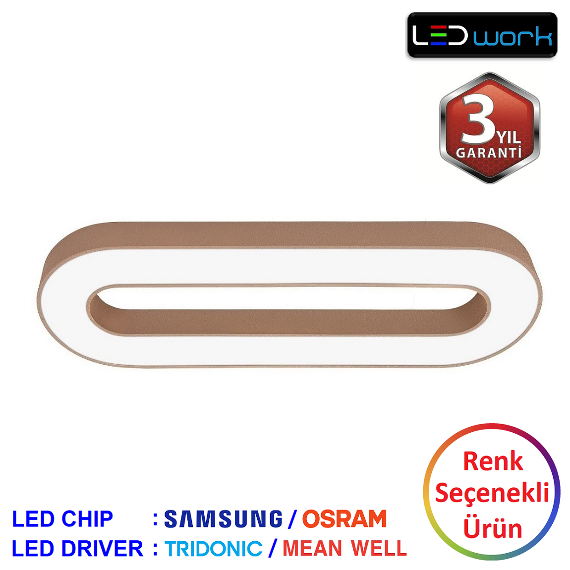 LW-Roline-01 - Dekoratif LED Sarkıt/Sıva Üstü LED Armatür