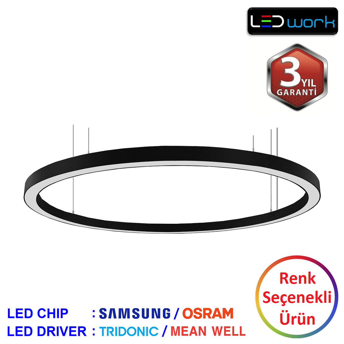 LW-Roue-01 - Dekoratif LED Sarkıt/Sıva Üstü LED Armatür