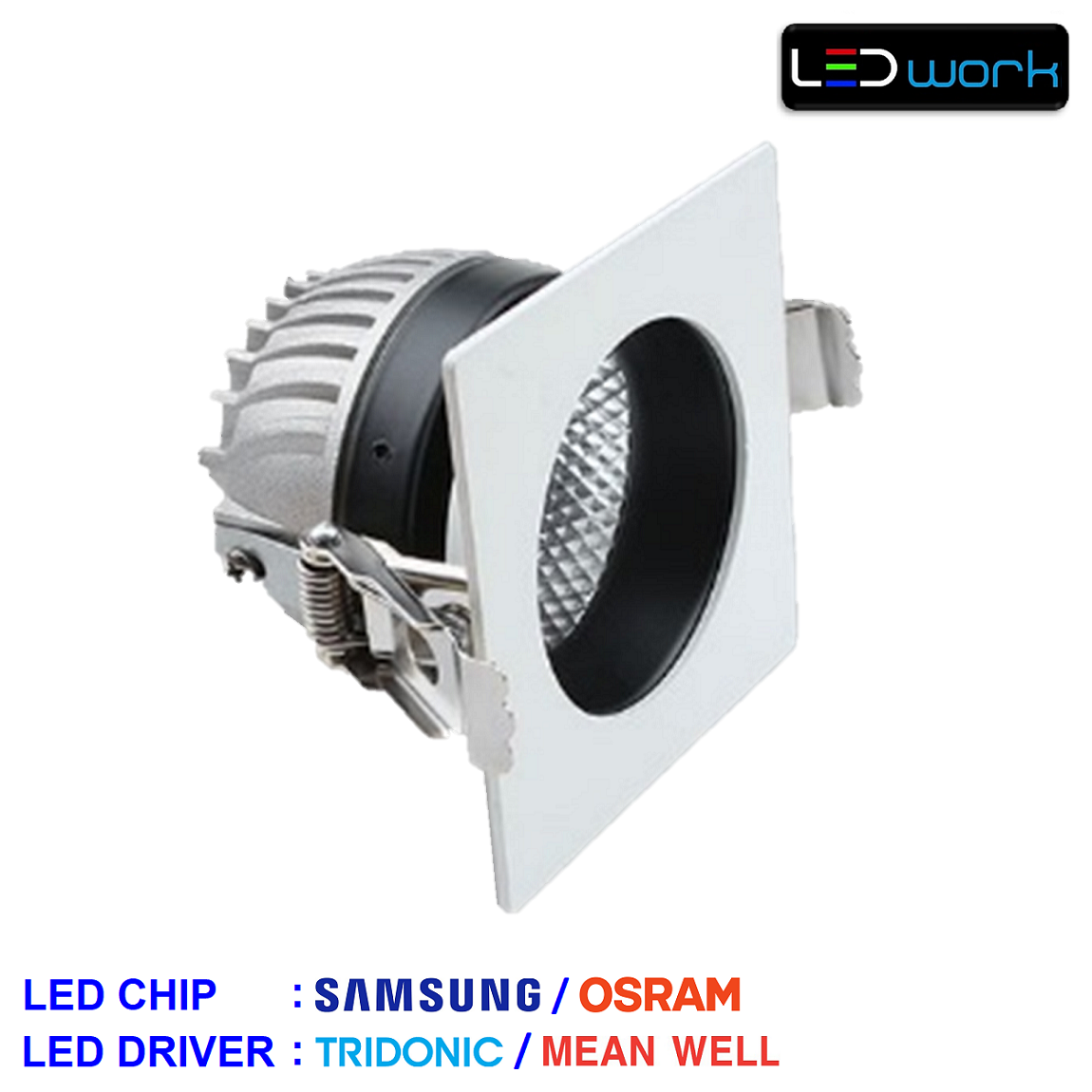 LW-Sinus-002 - 23 Watt Sıva Altı LED Mağaza Spotu