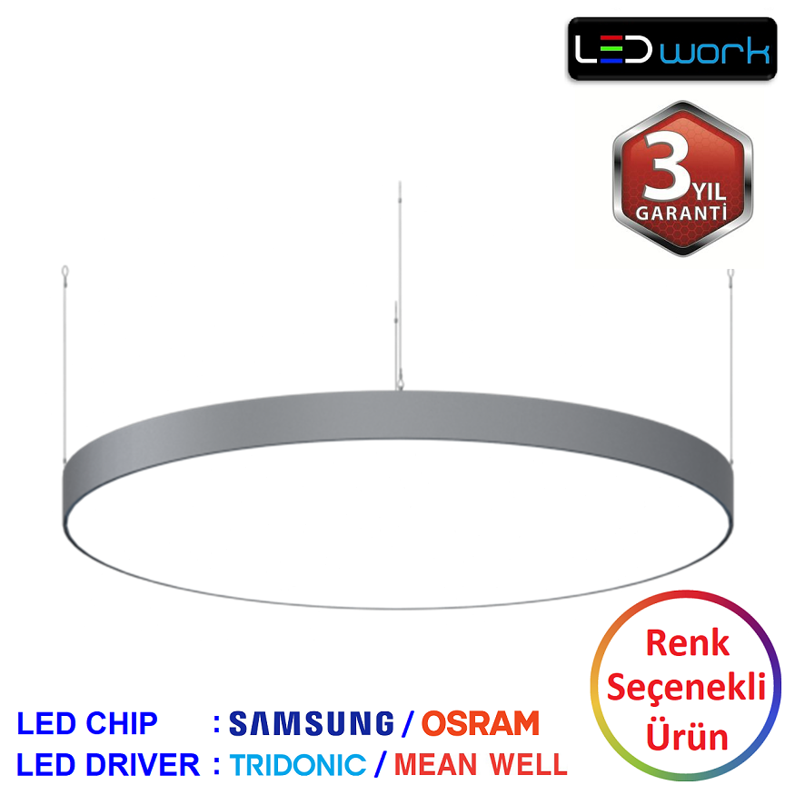 LW-Tambour-06 - Dekoratif LED Sarkıt/Sıva Üstü LED Armatür