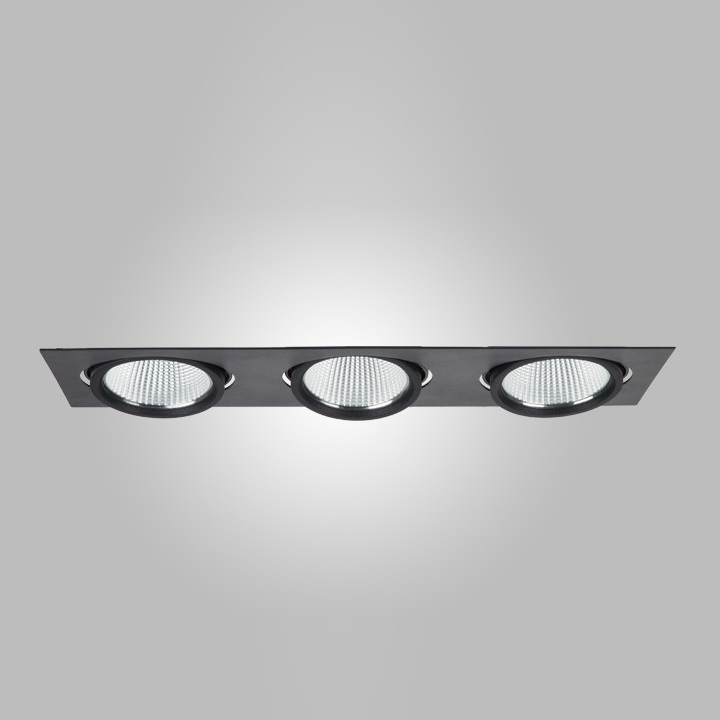 LEDwork LW-TML 101-3 - Üçlü Hareketli Mağaza Spotu Kasası