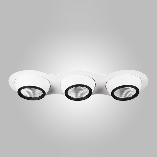 LEDwork LW-TML 107-3 - Üçlü Hareketli Mağaza Spotu Kasası