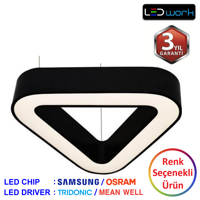 LW-Trianro-02 - Dekoratif LED Sarkıt/Sıva Üstü LED Armatür