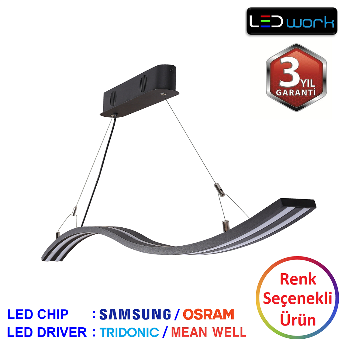 LW-Trovo-04 - Dekoratif LED Sarkıt