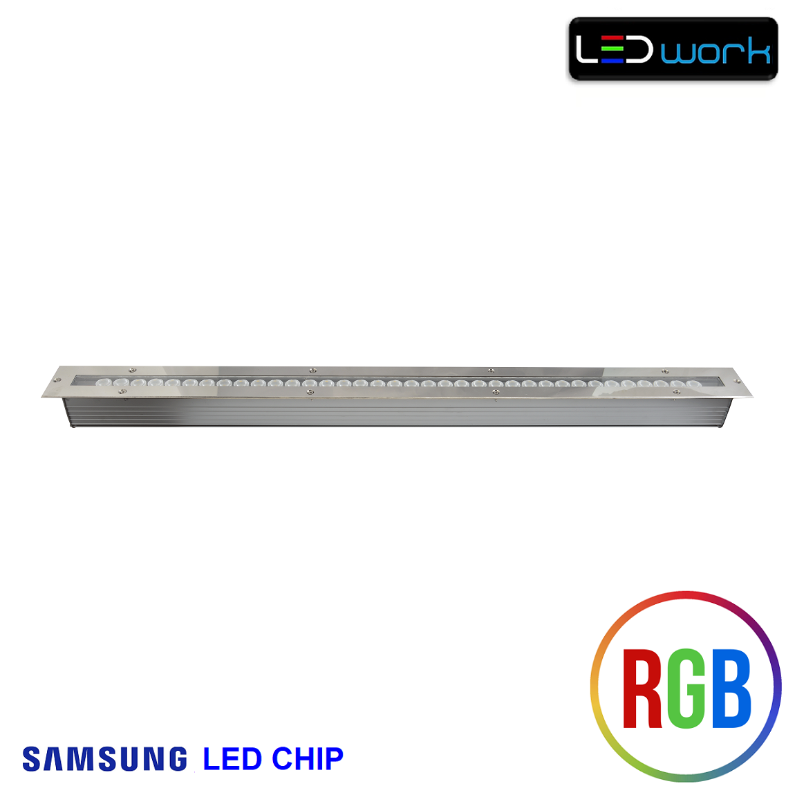 100 cm 36 Watt SAMSUNG LED Chip Sıva Altı RGB Wallwasher