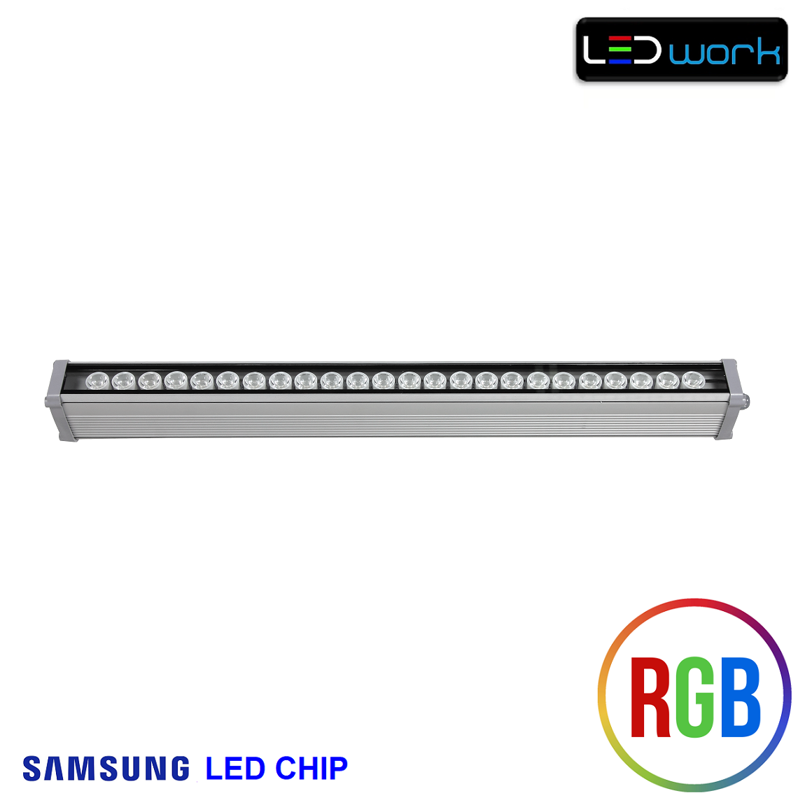 67 cm 24 Watt SAMSUNG LED Chip Sıva Üstü RGB Wallwasher