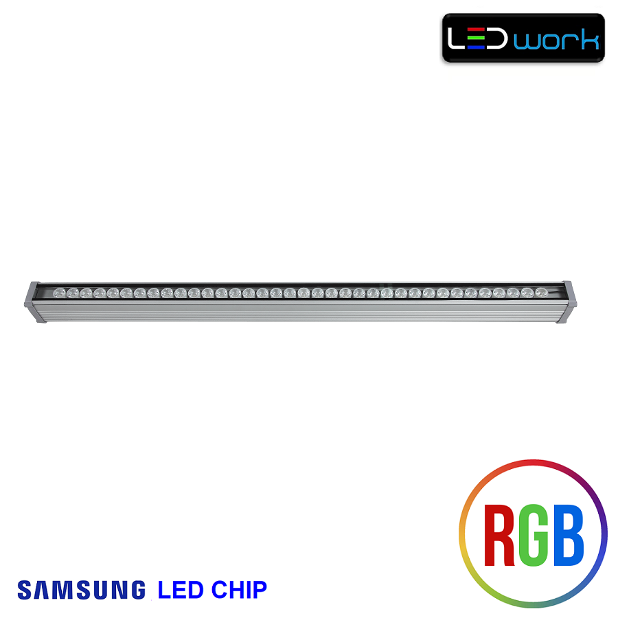 100 cm 36 Watt SAMSUNG LED Chip Sıva Altı RGB Wallwasher