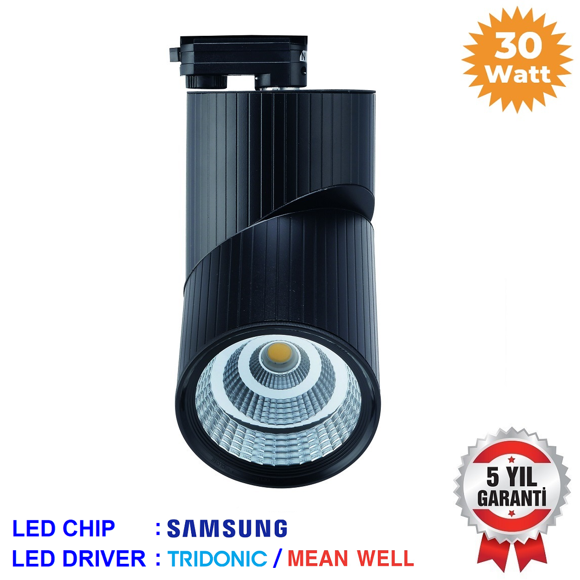 S30-VR 125 - 30 Watt SAMSUNG LED Ray Spot