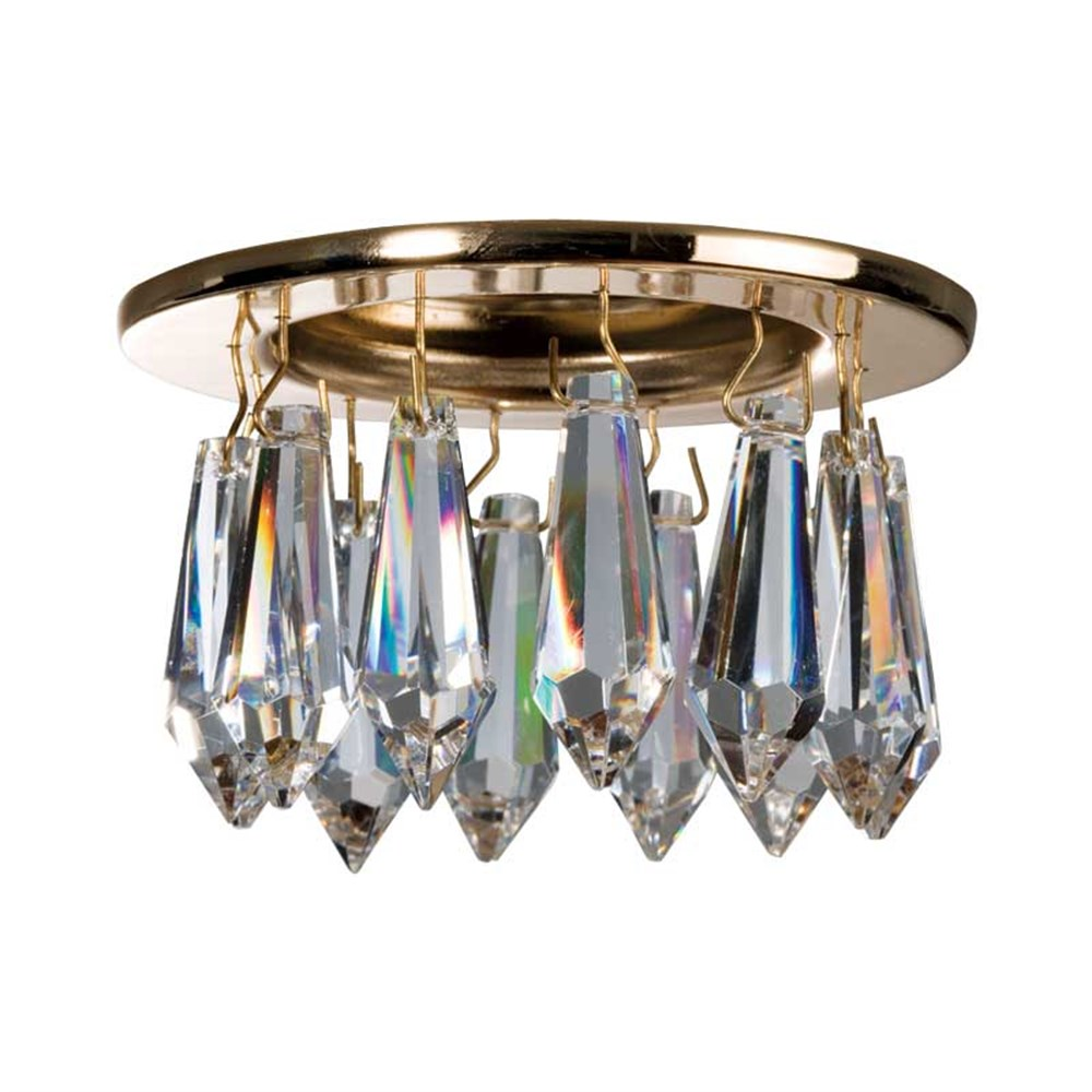 goldX ZE182-G - Sıva Altı Kristal LED Spot Kasası