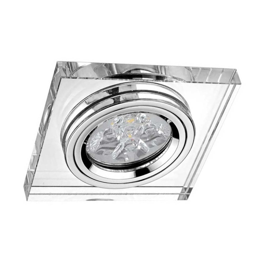 goldX ZE347 - Sıva Altı - Kare - Aynalı Cam LED Spot Kasası