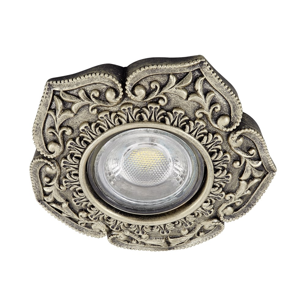 goldX ZE656-AB - Altın Desenli Sıva Altı LED Spot Kasası